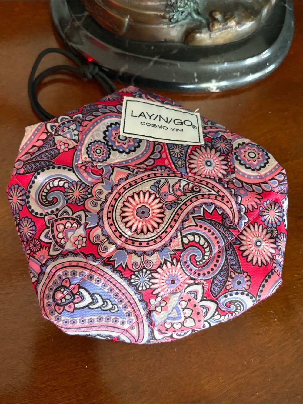 LAY/N/GO Cosmo Mini Travel Pouch - Pink Paisley